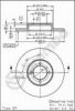 TOYOT 4351212140 Brake Disc